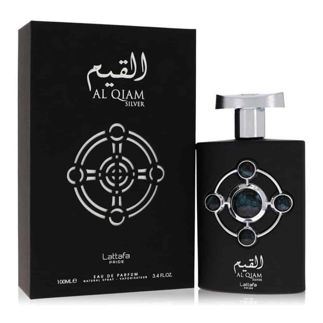 ادکلن القیم نقره ای لطافه پراید حجم 100 میلی لیتر اورجینال | Al Qiam Silver Lattafa pride