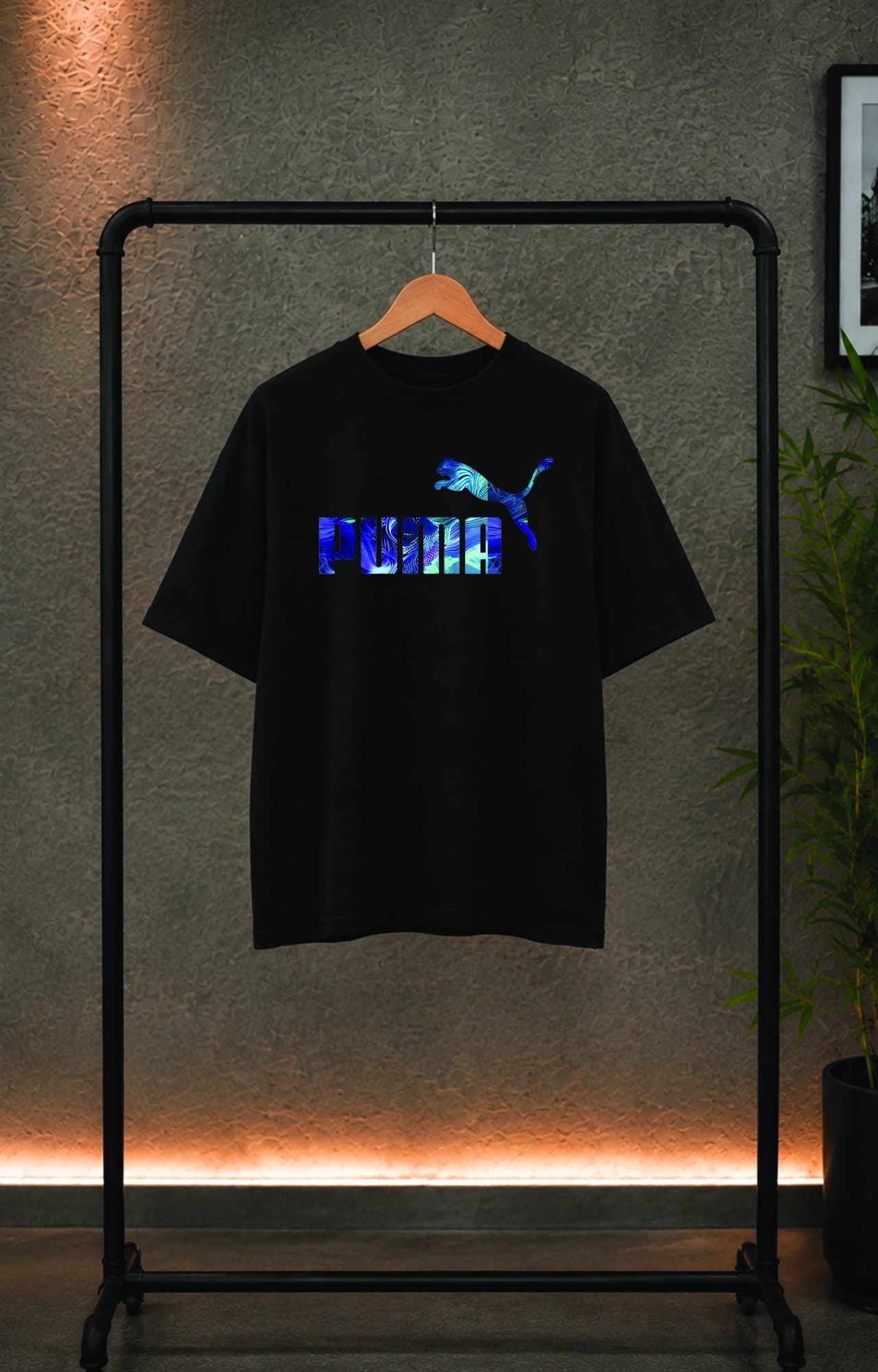 تیشرت باکسی ترک مردانه طرح پوما puma کد 5064 — تصویر ۲