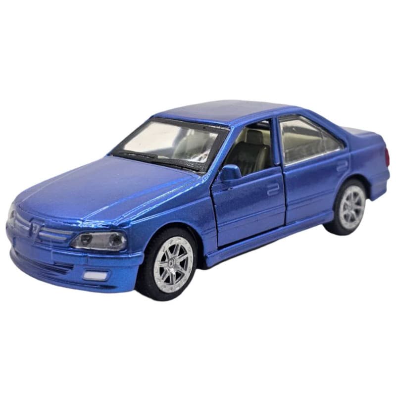 ماشین بازی ناب سل مدل پژو پرشیا (پارس) فلزی عقب کش کد Peugeot Persia Metal Pull Back craem trim naab003