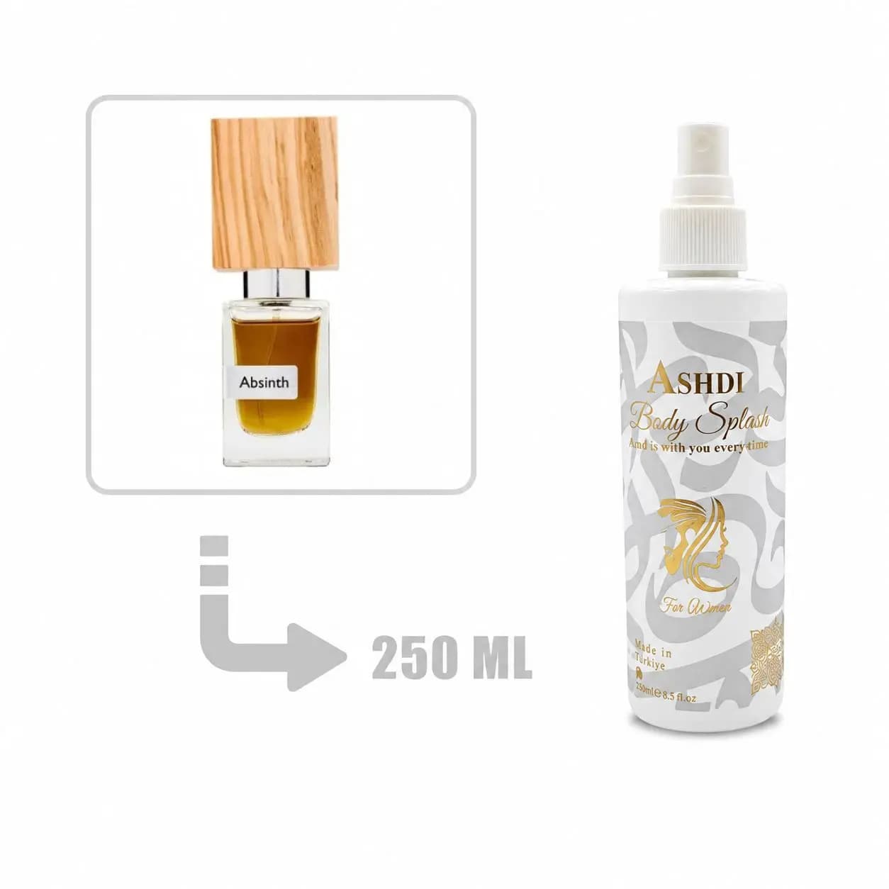 بادی اسپلش ناسوماتو آبسینت 250 میلی اشدی | NASOMATTO – Absinth