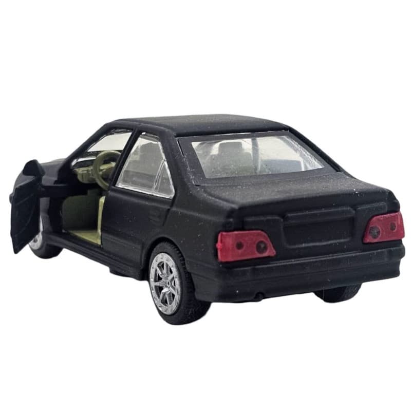 ماشین بازی ناب سل مدل پژو پرشیا (پارس) فلزی عقب کش کد Peugeot Persia Metal Pull Back craem trim naab001 — تصویر ۳