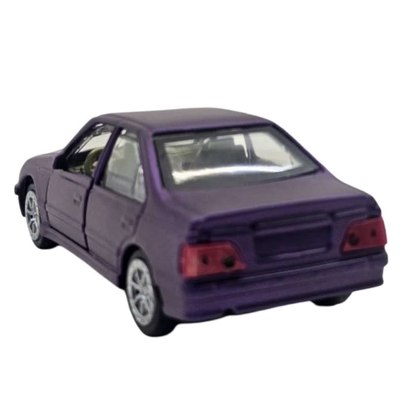 ماشین بازی ناب سل مدل پژو پرشیا (پارس) فلزی عقب کش کد Peugeot Persia Metal Pull Back craem trim naab005 — تصویر ۵