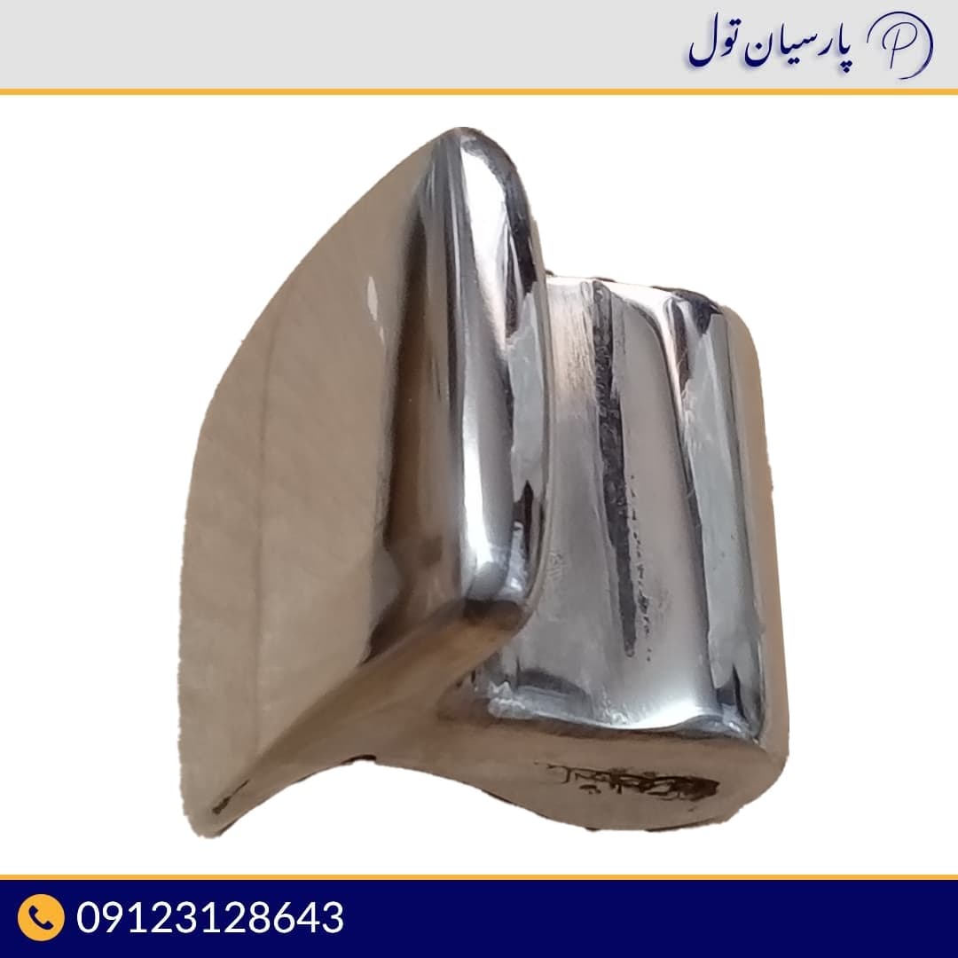 مشتی فولادی مچی صافکاری با آبکاری استیل — تصویر ۳