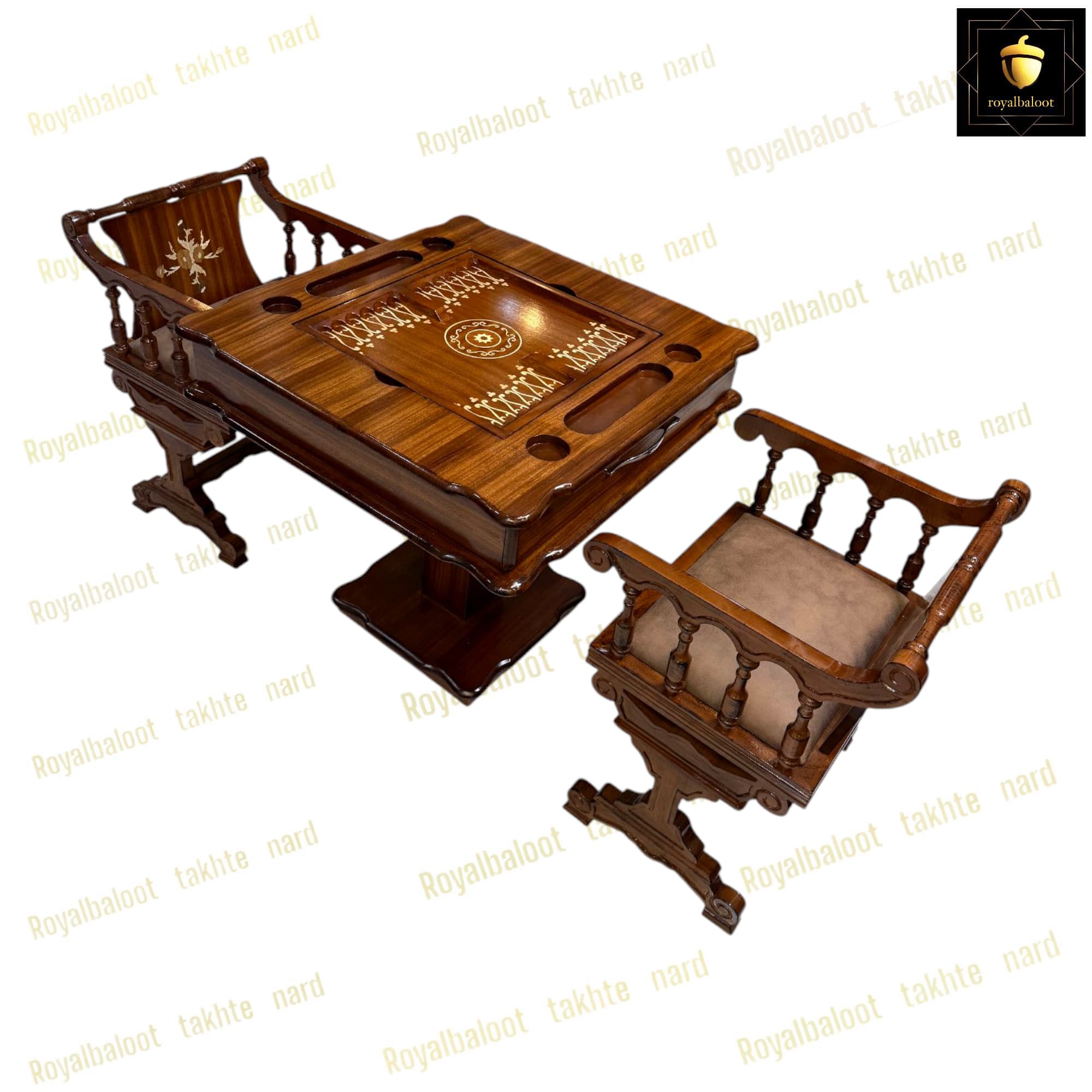 میز تخته نرد و شطرنج سفارشی کد 298