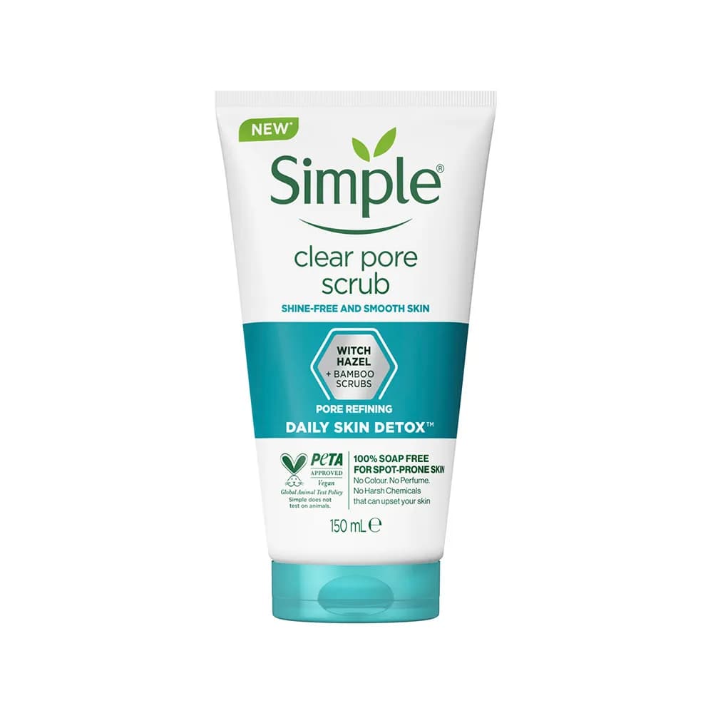 اسکراب پاک کننده منافذ سیمپل مدل Clear Pore Scrub حجم 150 میلی لیتر