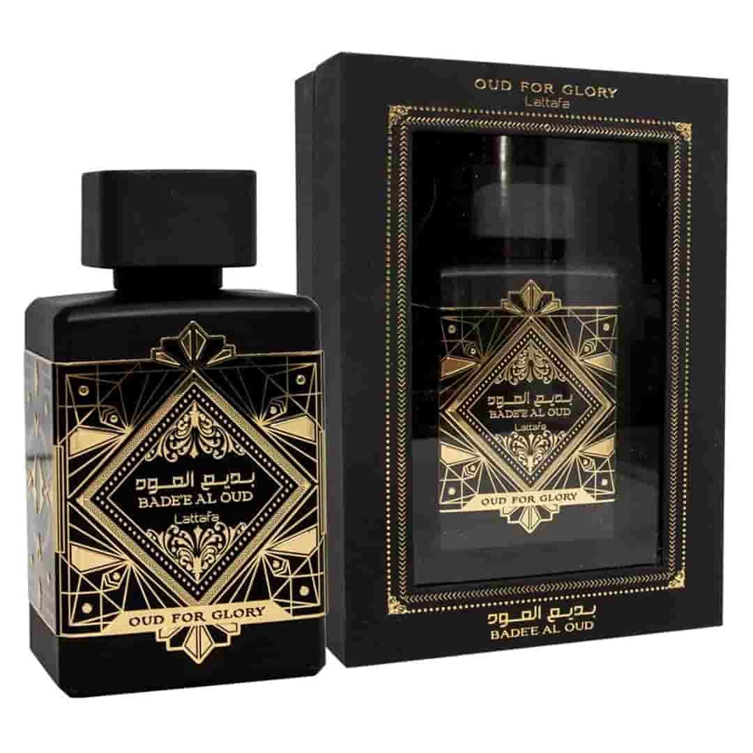 ادکلن بدیع العود مشکی لطافه حجم 100 میلی لیتر اورجینال | Lattafa Badee Al Oud For Glory