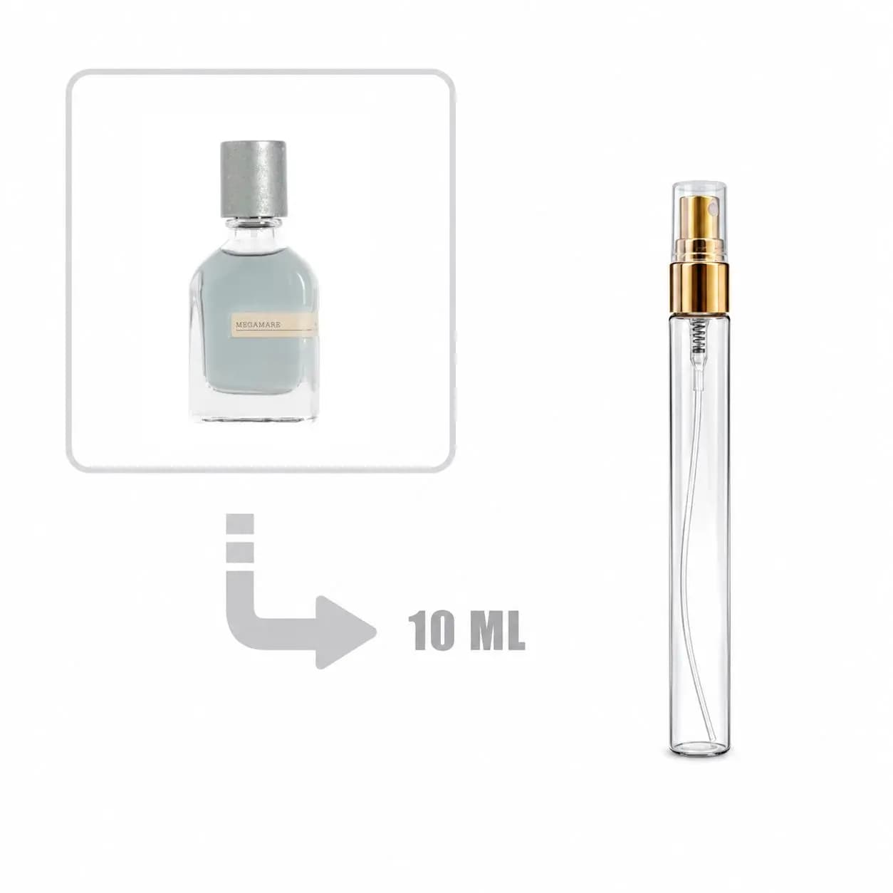 دکانت عطر ادکلن اورتو پاریسی مگامار(مگاماره) 10 میلی اصلی | Orto Parisi Megamare