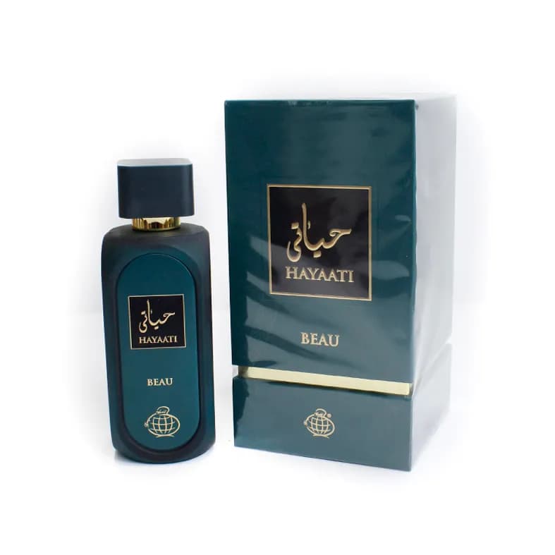 ادکلن فراگرنس ورد مدل حیاتی بیو Hayaati Beau حجم 100 میل