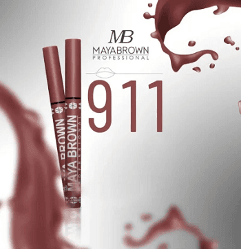 مایا براون خط لب مایع MB 911 (Maya Brown Silky Lip Pen)