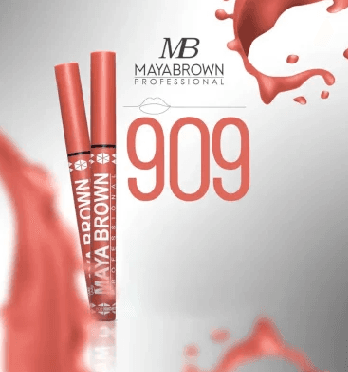مایا براون خط لب مایع MB 909 (Maya Brown Silky Lip Pen)