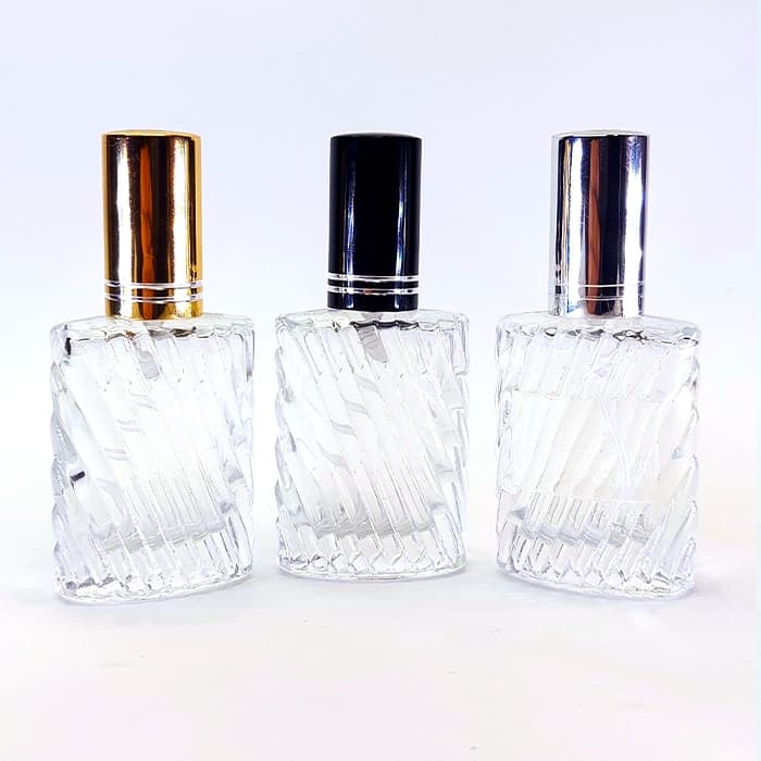 شیشه عطر کتابی شیار دار شفاف 10 میل 12 عددی — تصویر ۳