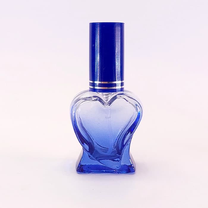 شیشه عطر قلبی درب پلاستیکی 10 میل 12 عددی