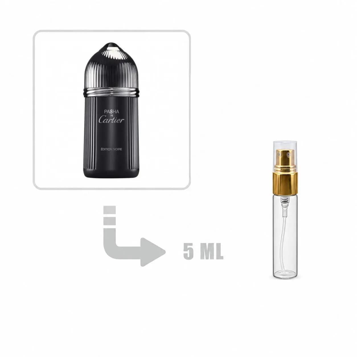 دکانت عطر ادکلن کارتیر پاشا ادیشن نویر 5 میلی اصلی | Cartier Pasha de Edition Noire