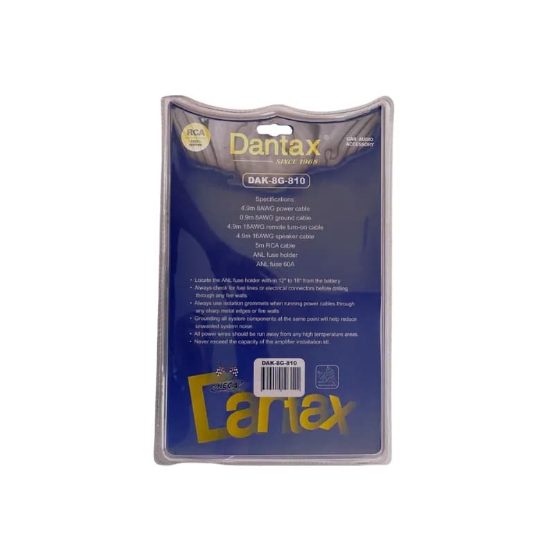پک سیم 8 گیج دنتکس مدل Dantax DAK-8G-810 — تصویر ۳