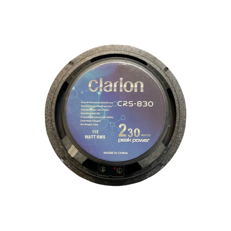 میدرنج 8 اینچ کلاریون مدل Clarion CRS-830 — تصویر ۳