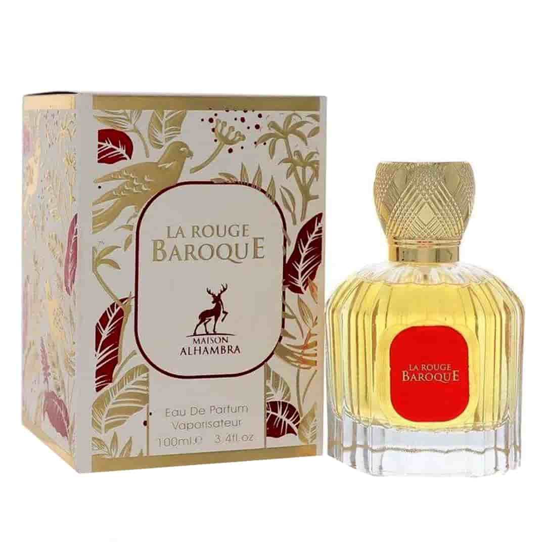 ادکلن باروک رژ 540 الحمبرا مشابه رایحه باکارات رژ حجم 100 میلی لیتر اورجینال | Alhambra Baroque Rouge 540