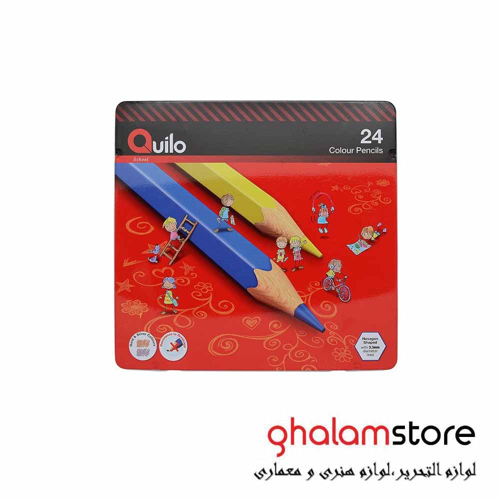 مداد رنگي 24 رنگ کوييلو کد 634007