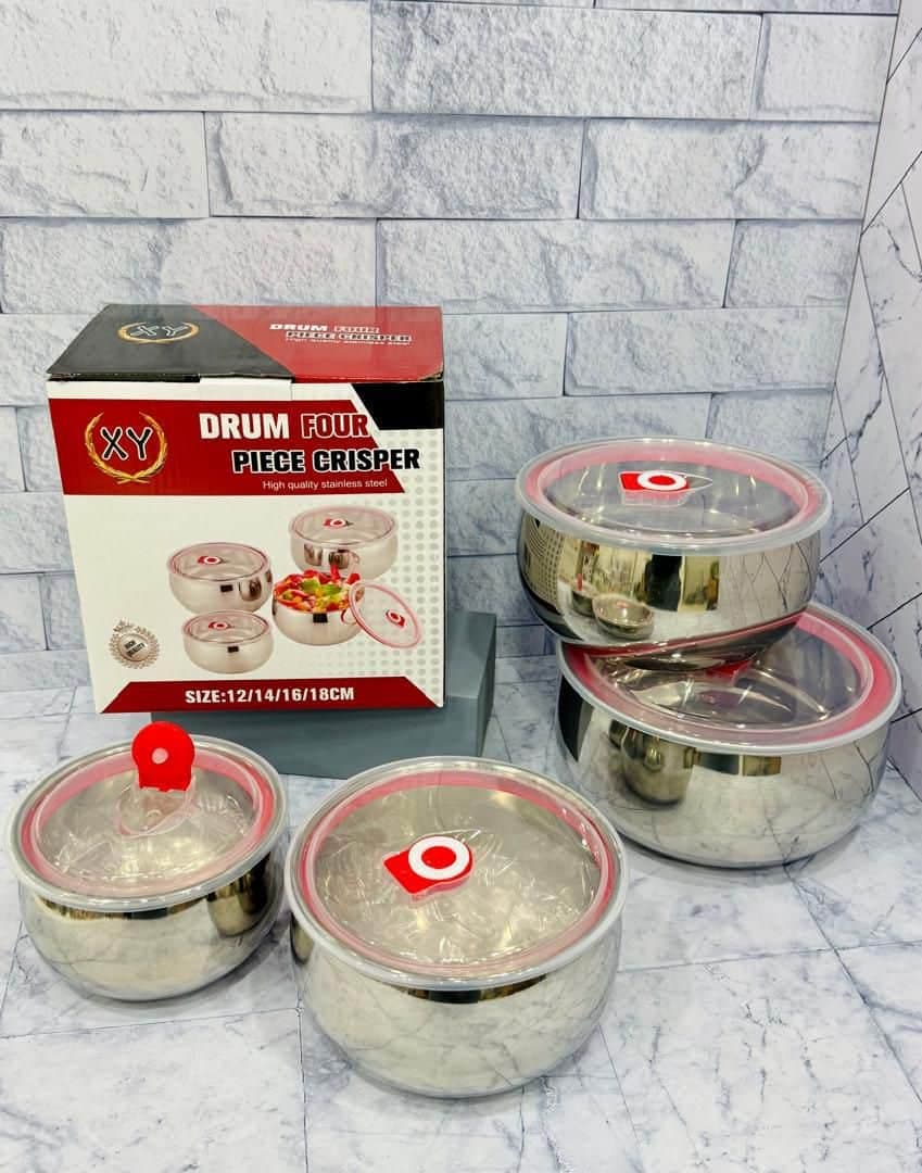 ظرف استیل نگه دارنده غذا 4 تایی — تصویر ۵