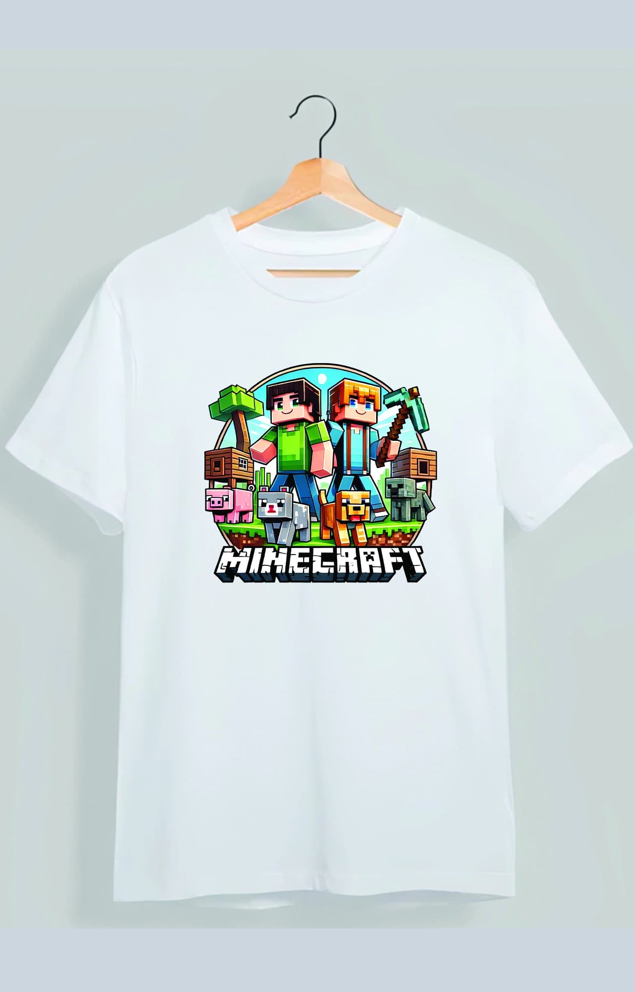 تیشرت اسپان طرح ماینکرفت minecraft کد 4912