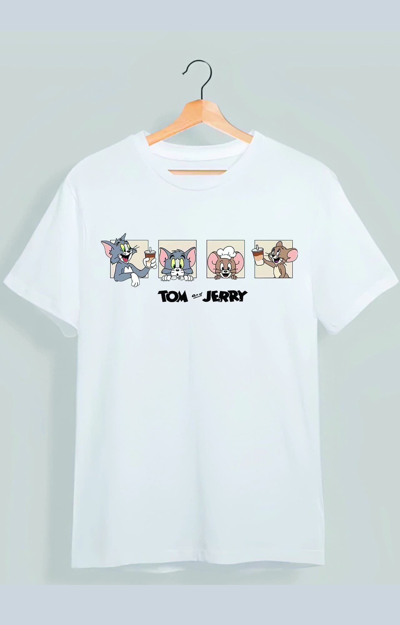 تیشرت اسپان طرح تام و جری tom and jerry کد 4905 — تصویر ۲