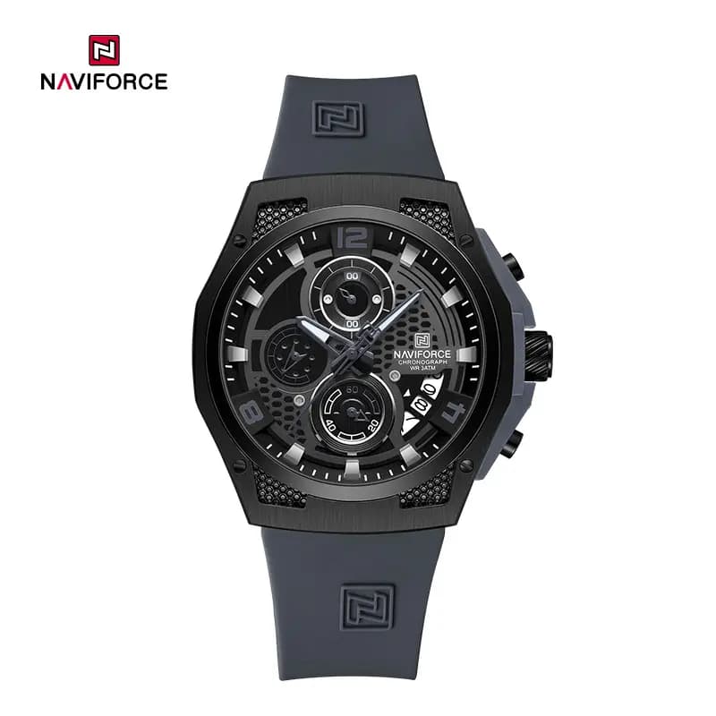ساعت مچی مردانه نیوی فورس سیلیکونی مدل NAVIFORCE 8051