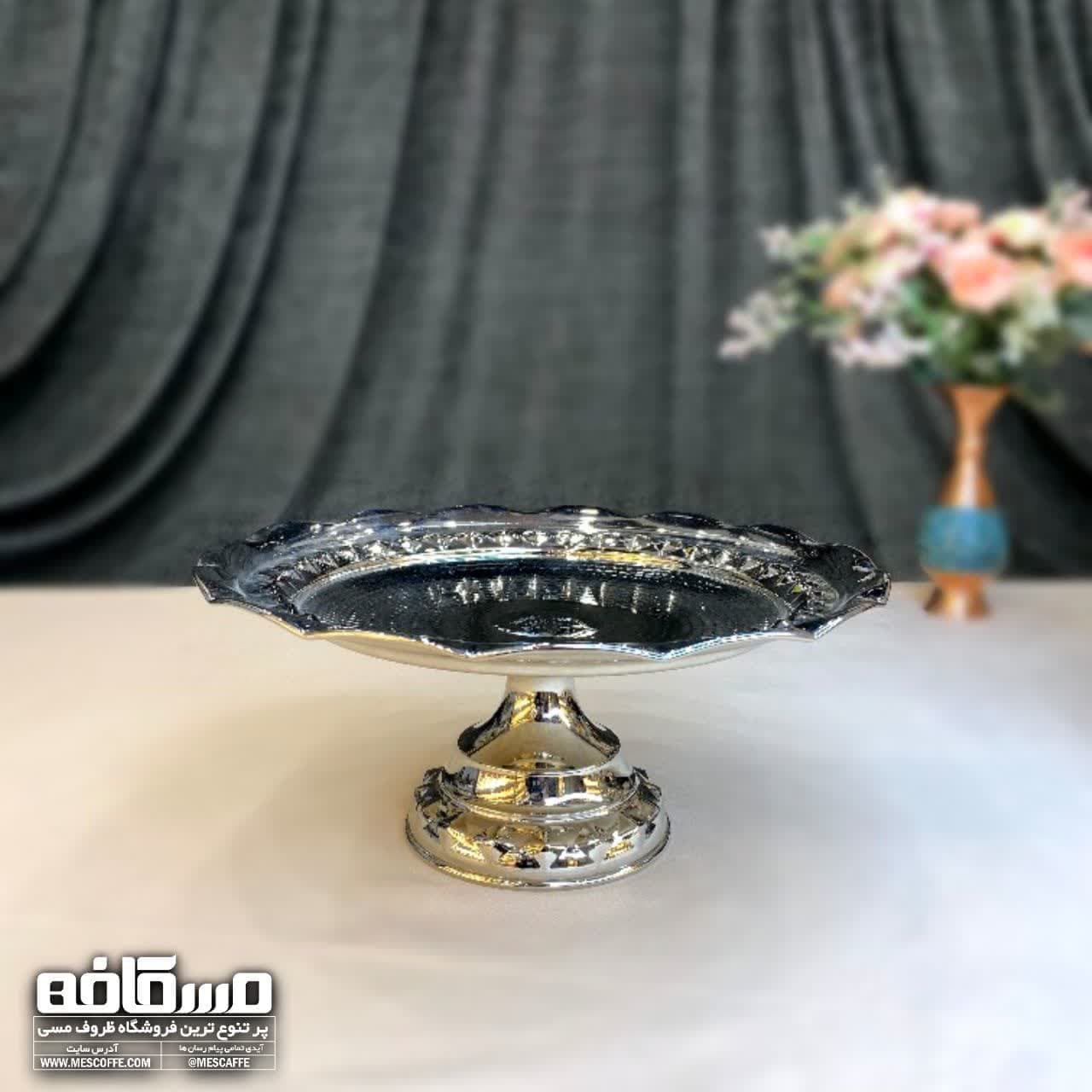 شیرینی خوری طرح الماس کروم (کد 493)