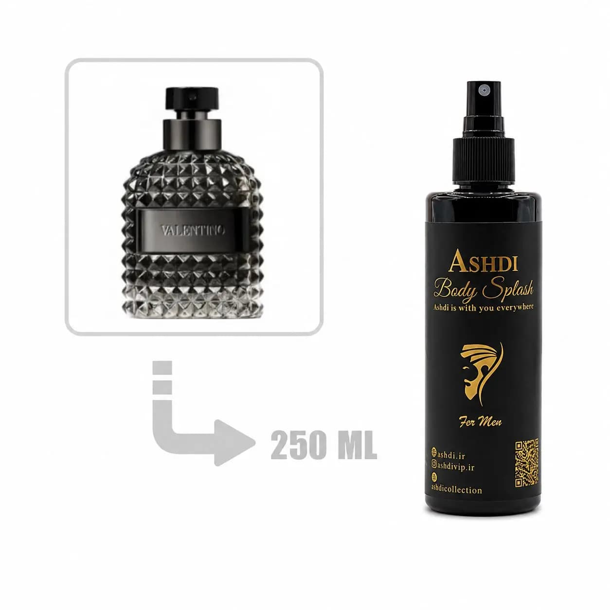 بادی اسپلش والنتینو یومو اینتنس 250 میلی اشدی | VALENTINO – Valentino Uomo Intense