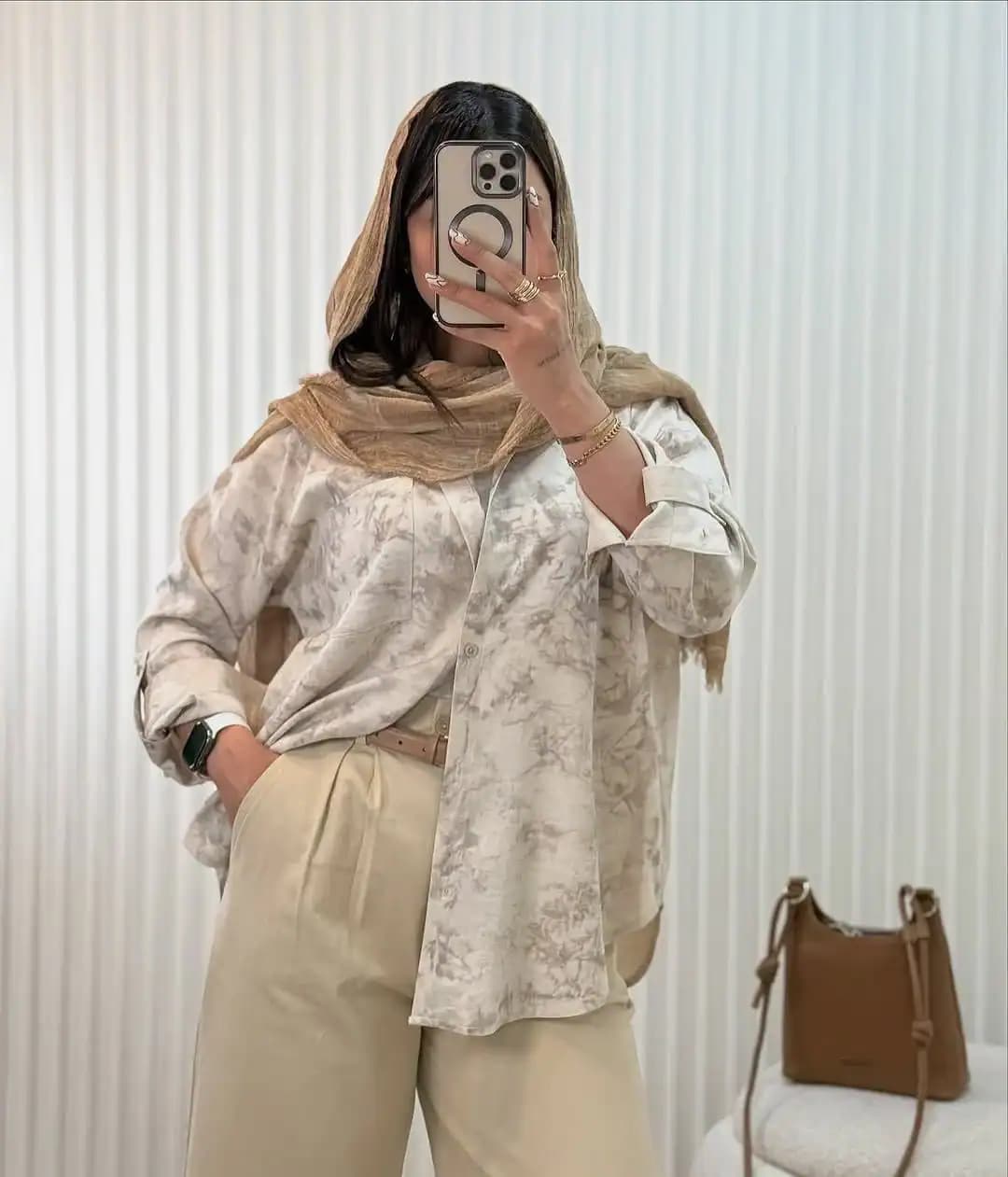 شومیز گازوئیلی مدل کیمیا — تصویر ۹