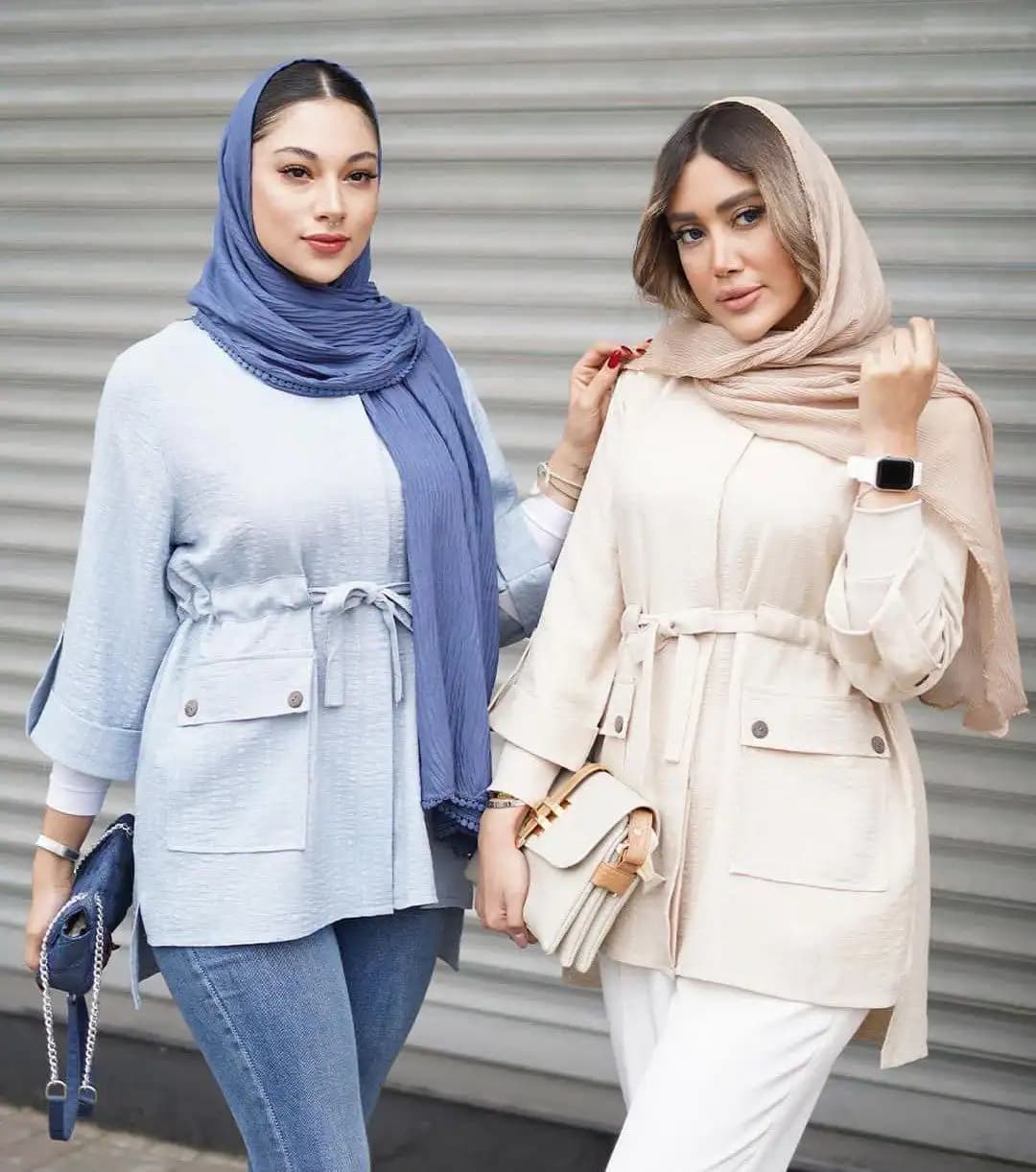 شومیز مانتویی عسل — تصویر ۳