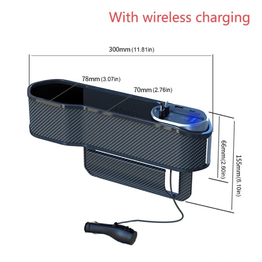 جعبه نظم دهنده خودرو گرین لاین مدل Green Lion Universal Organizer With Wireless Doc — تصویر ۴