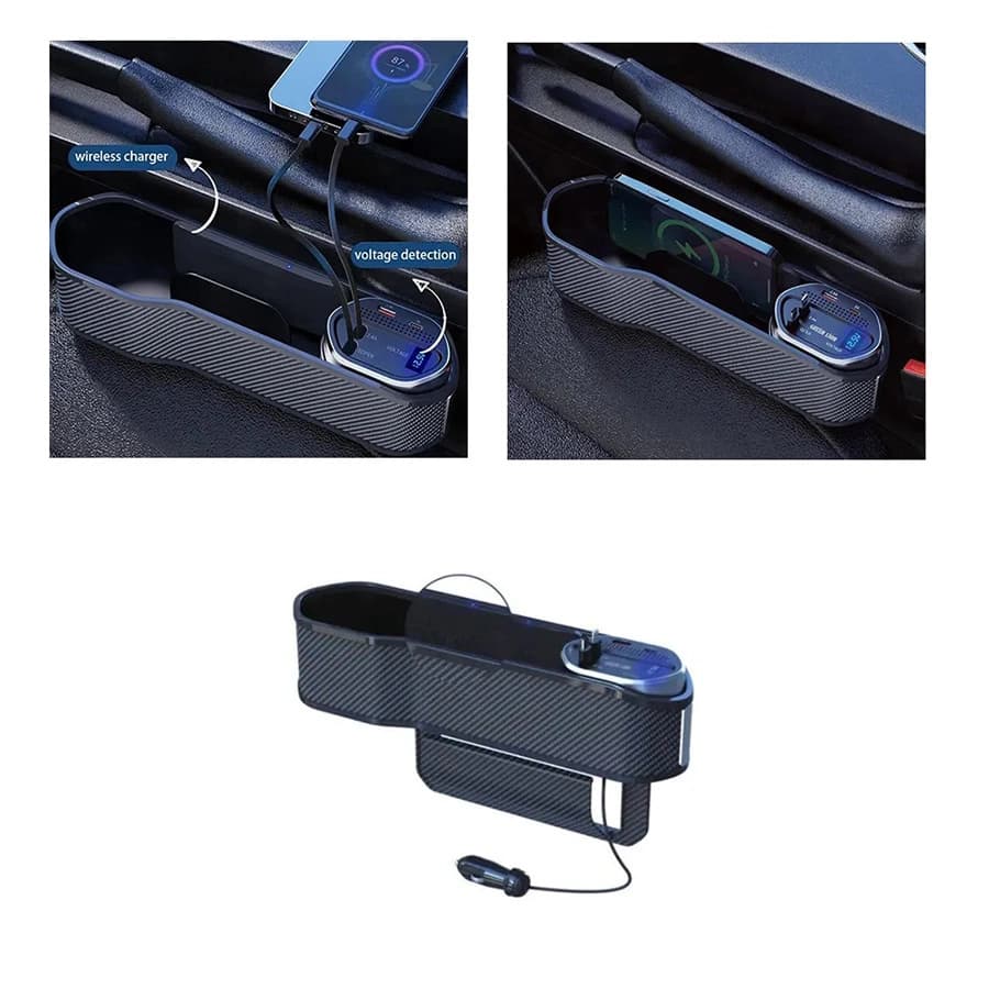 جعبه نظم دهنده خودرو گرین لاین مدل Green Lion Universal Organizer With Wireless Doc — تصویر ۵