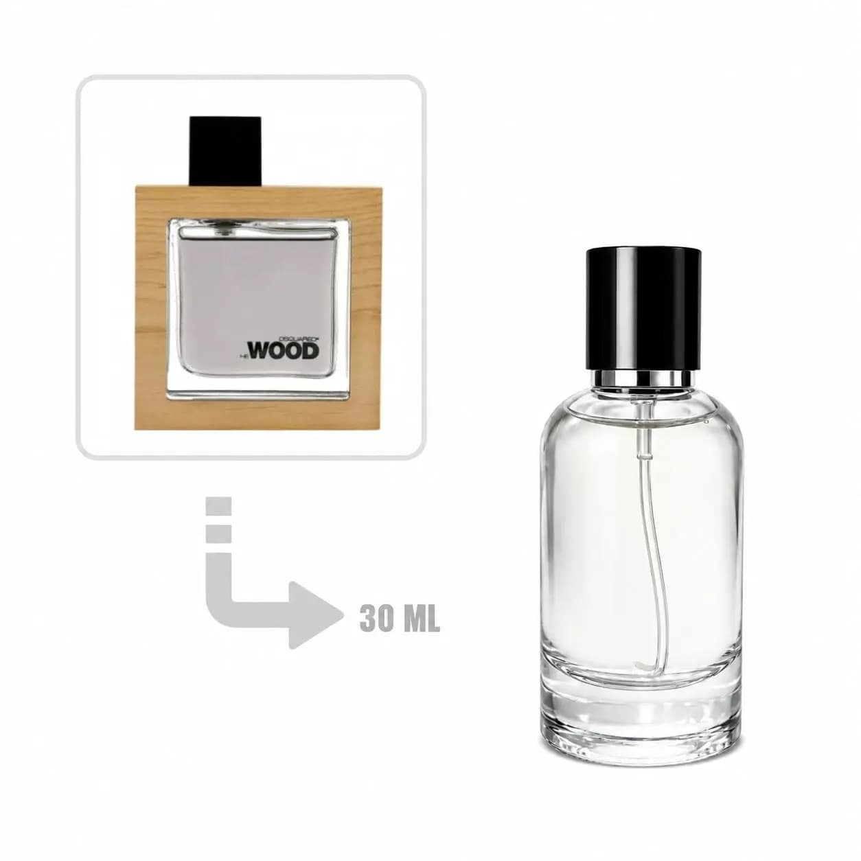 عطر ادکلن دسکوارد2 هی وود قهوه ای 30 میلی اشدی | DSQUARED² – He Wood