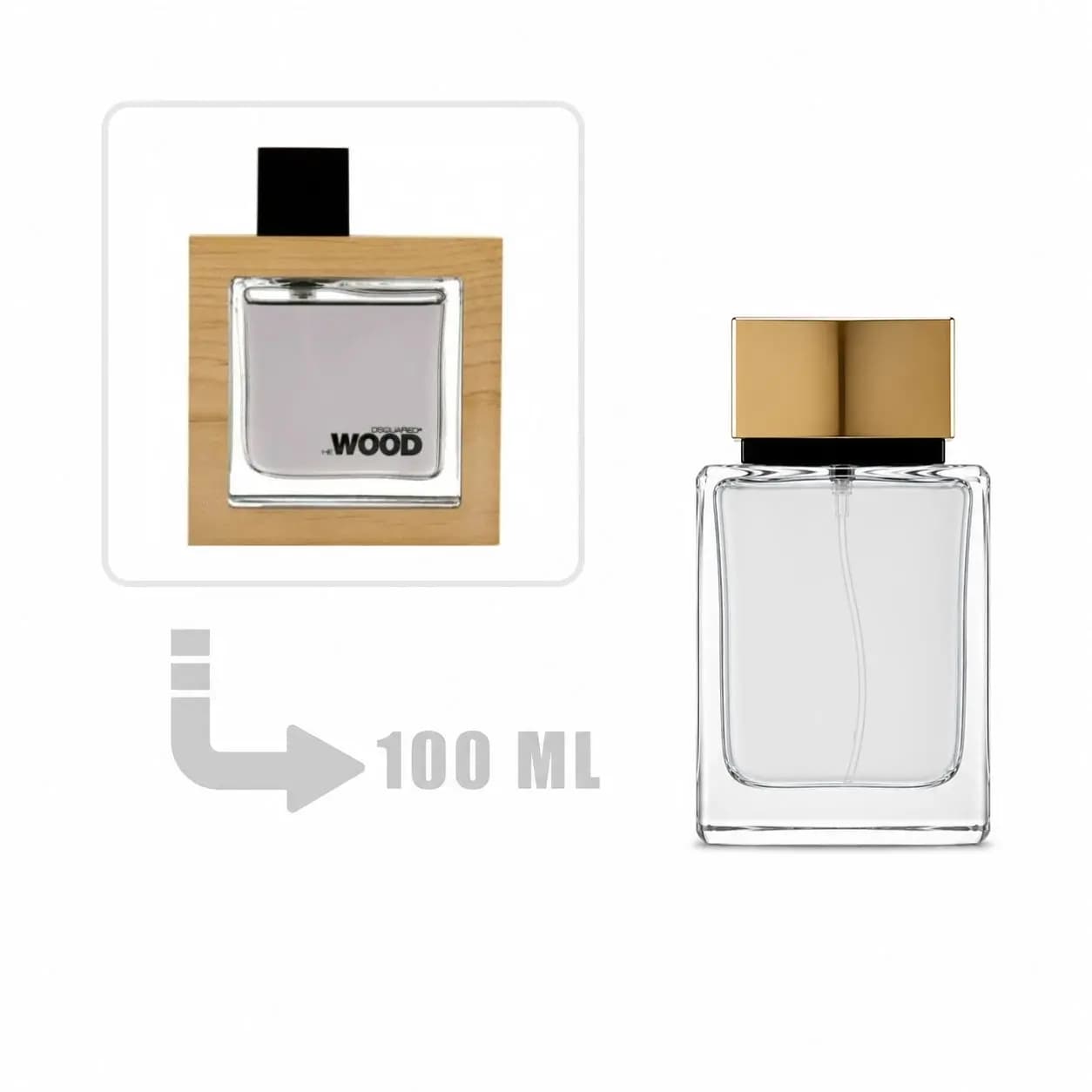 عطر ادکلن دسکوارد2 هی وود قهوه ای 100 میلی اشدی | DSQUARED² – He Wood