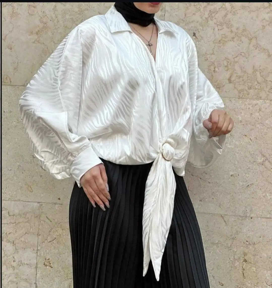 شومیز حلقه طرحدار — تصویر ۳