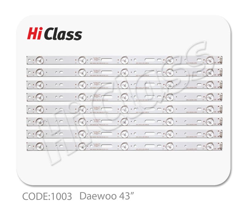 بک لایت تلویزیون دوو 43 اینچ مدل Dle-43g3000-dpb