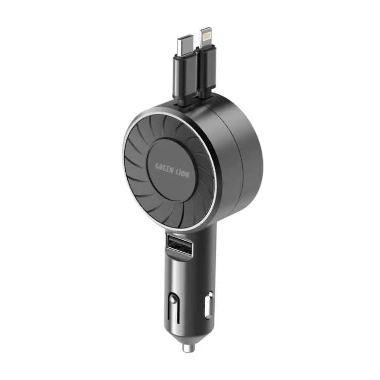 شارژر ماشین Green Lion Telescopic 50W Car Charger — تصویر ۲