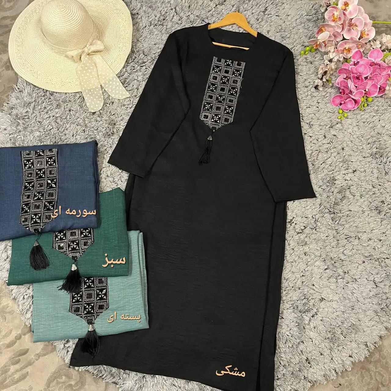 مانتو عبایی کتیبه — تصویر ۴