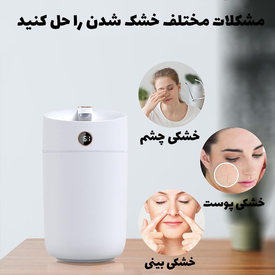 مرطوب کننده هوا 3 لیتری گرین Green Air Humidifier 3L — تصویر ۱۲