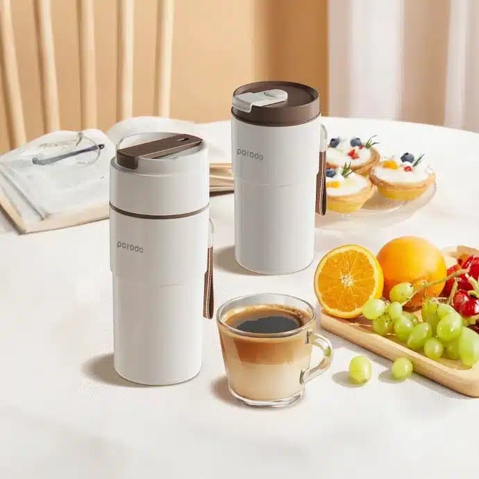 مخلوط کن و ماگ پرودو مدل Porodo Lifestyle 2 In 1 Portable Blender Insulated Hot/Cold Mug — تصویر ۳