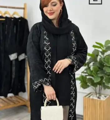 مانتو مخمل درجه یک با خرجکار سوزندوزی هندی