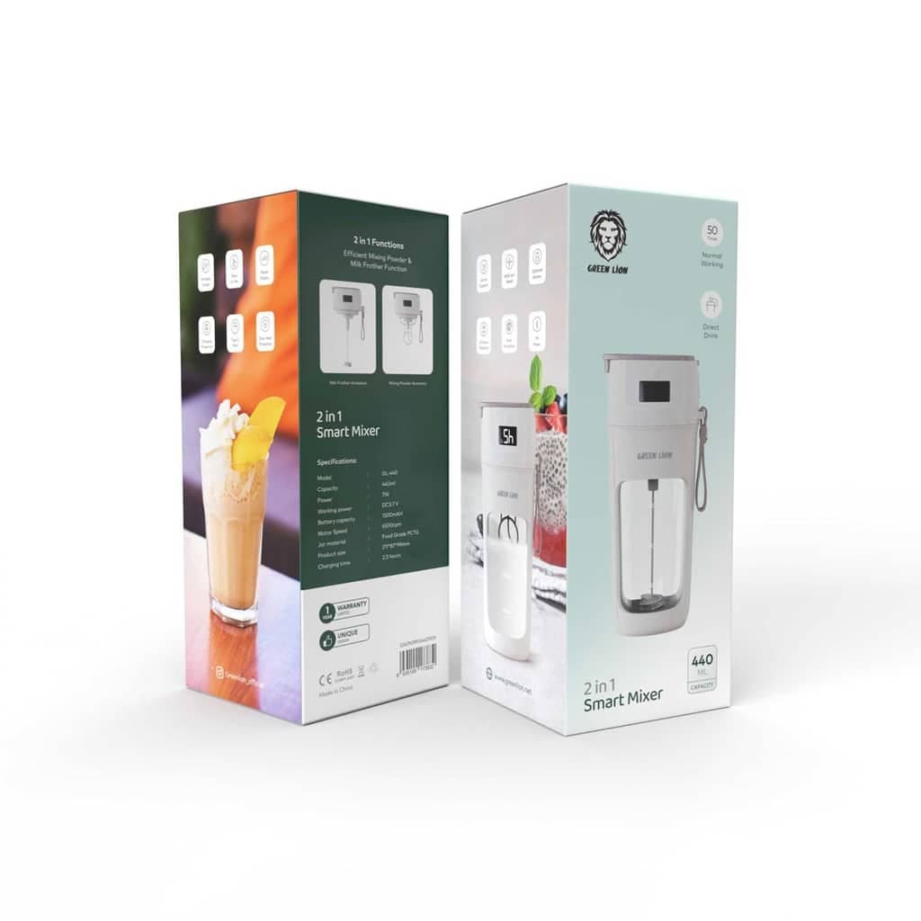 مخلوط کن گرین لاین Green Lion 2 in 1 Smart Mixer 440mL — تصویر ۲