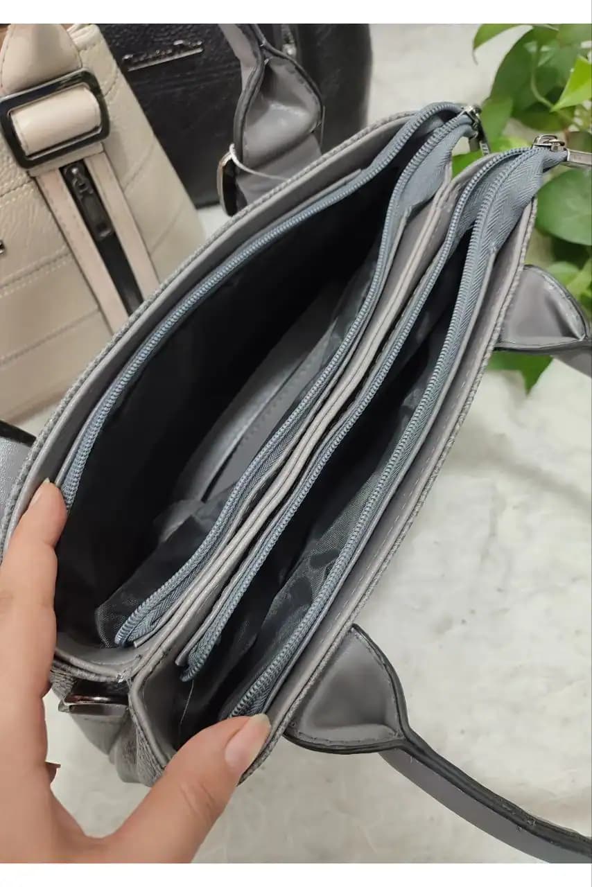 کیف زنانه مدل دیور دو زیپ — تصویر ۸