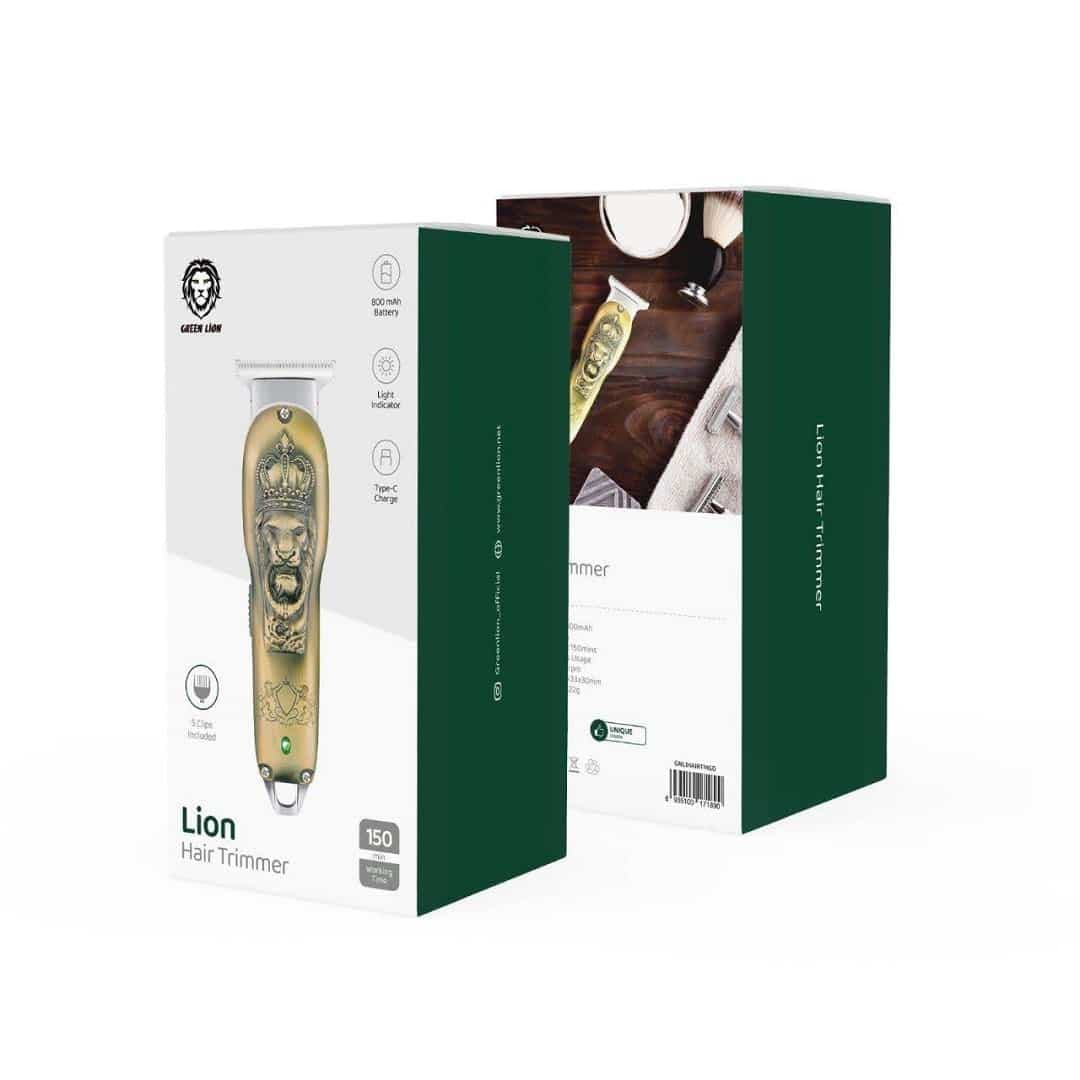 دستگاه اصلاح مو لیون گرین Green Lion Hair Trimmer 800 mAh Type-C Charge — تصویر ۳