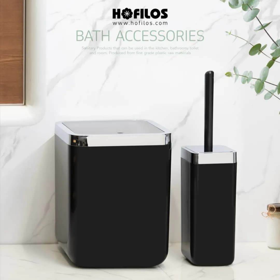 ست سطل و برس هوفیلوس Hofilos مربع رایان کروم کد 1432
