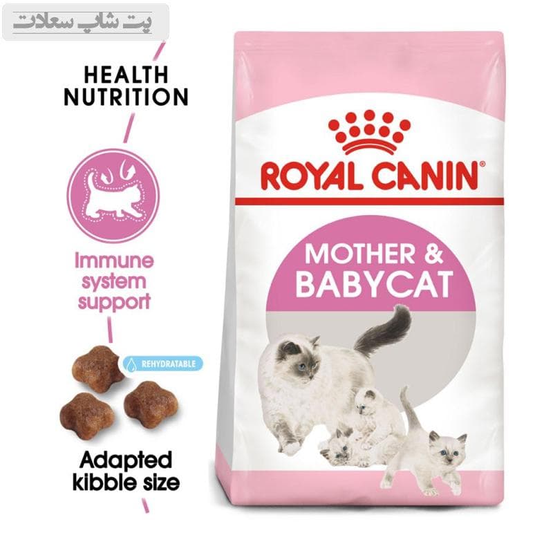 غذای خشک مادر و بچه گربه رویال کنین Royal Canin Mother & Babycat وزن 1 کیلوگرم (فله ای) — تصویر ۶