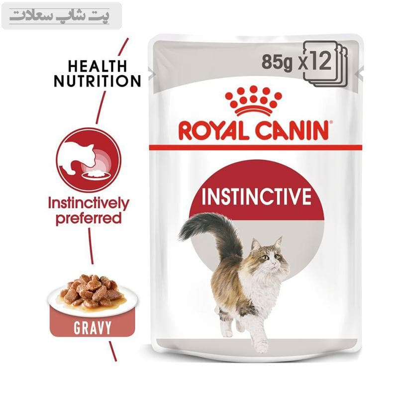 پوچ گربه رویال کنین Royal Canin Instinctive In Gravy وزن 85 گرم — تصویر ۲