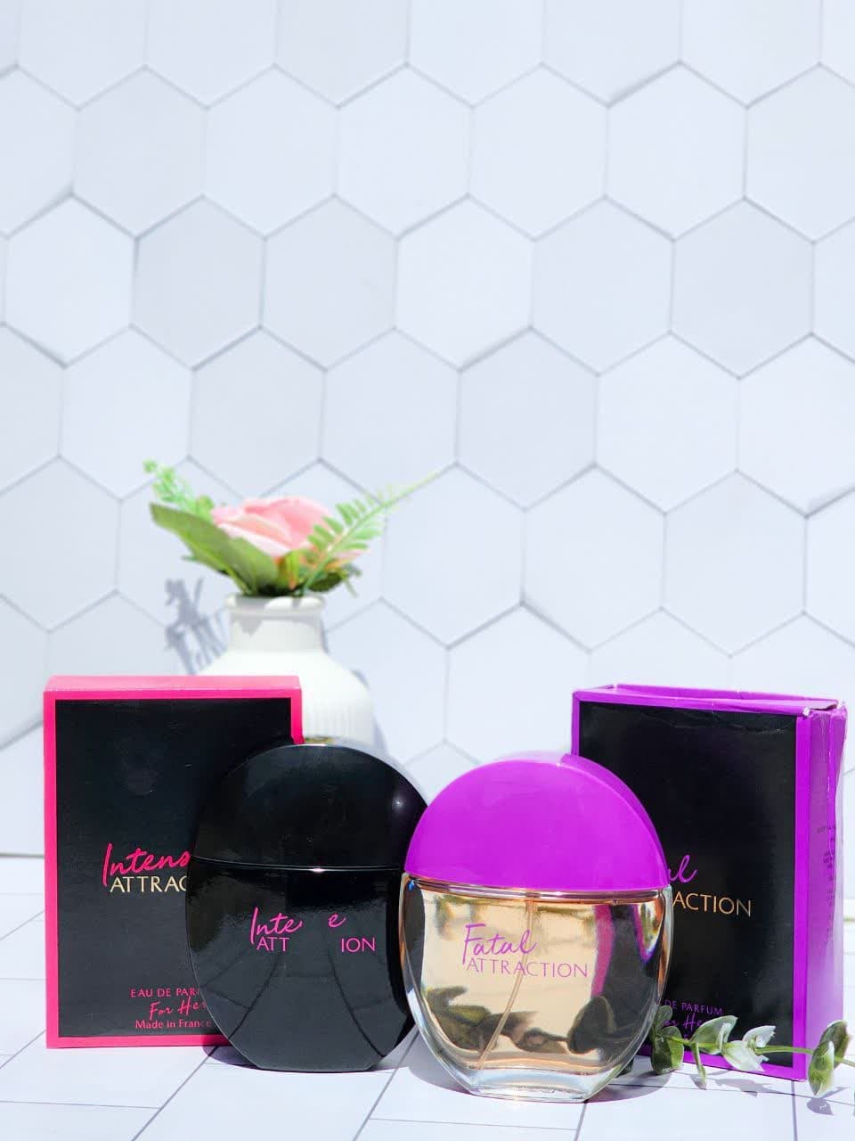 پک 2 تایی ادو پرفیوم و عطر زنانه و مردانه Art and Parfum Intense and Fatal Attraction — تصویر ۶