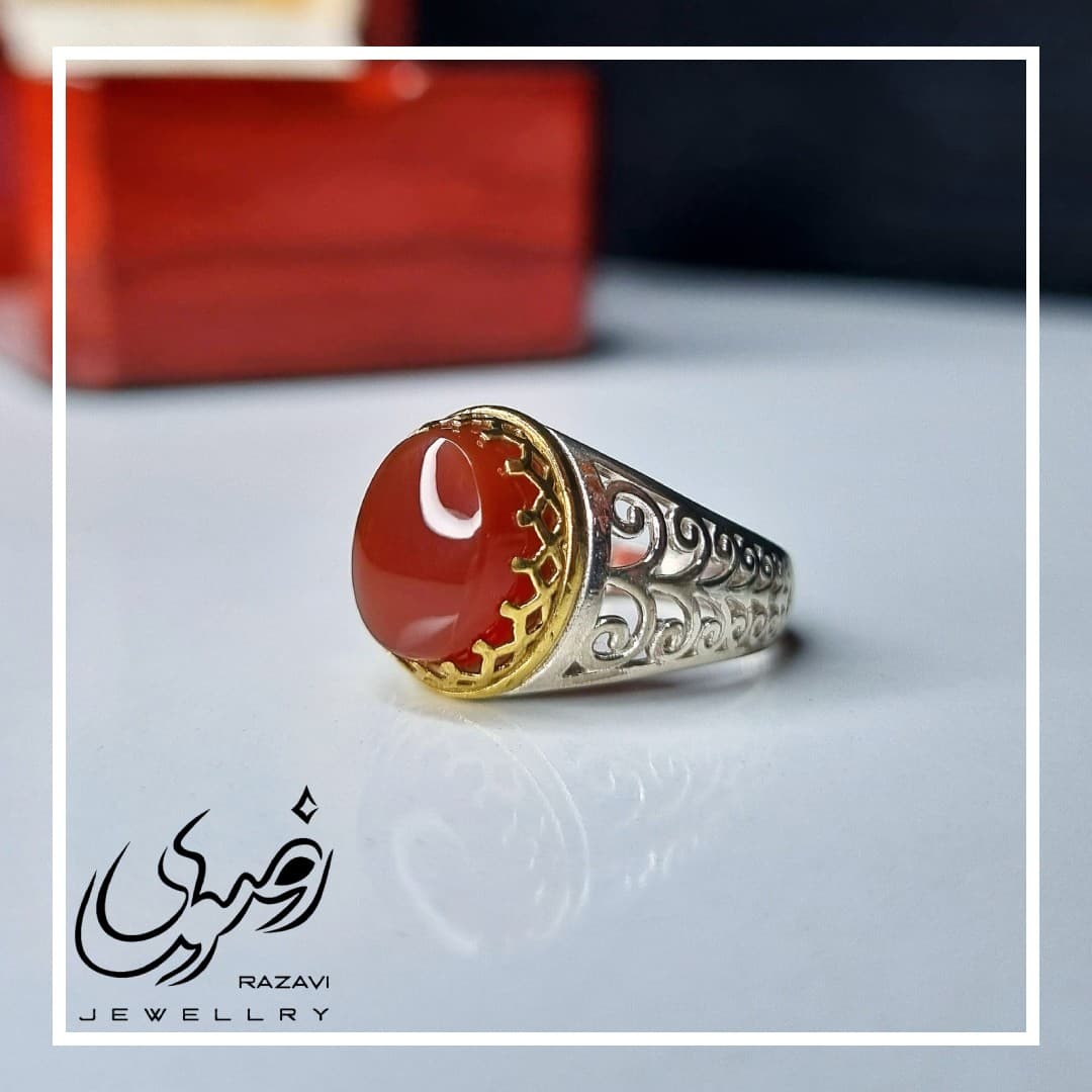 انگشتر زنانه نقره شرف الشمس یمنی طرح شکوفه کد 164