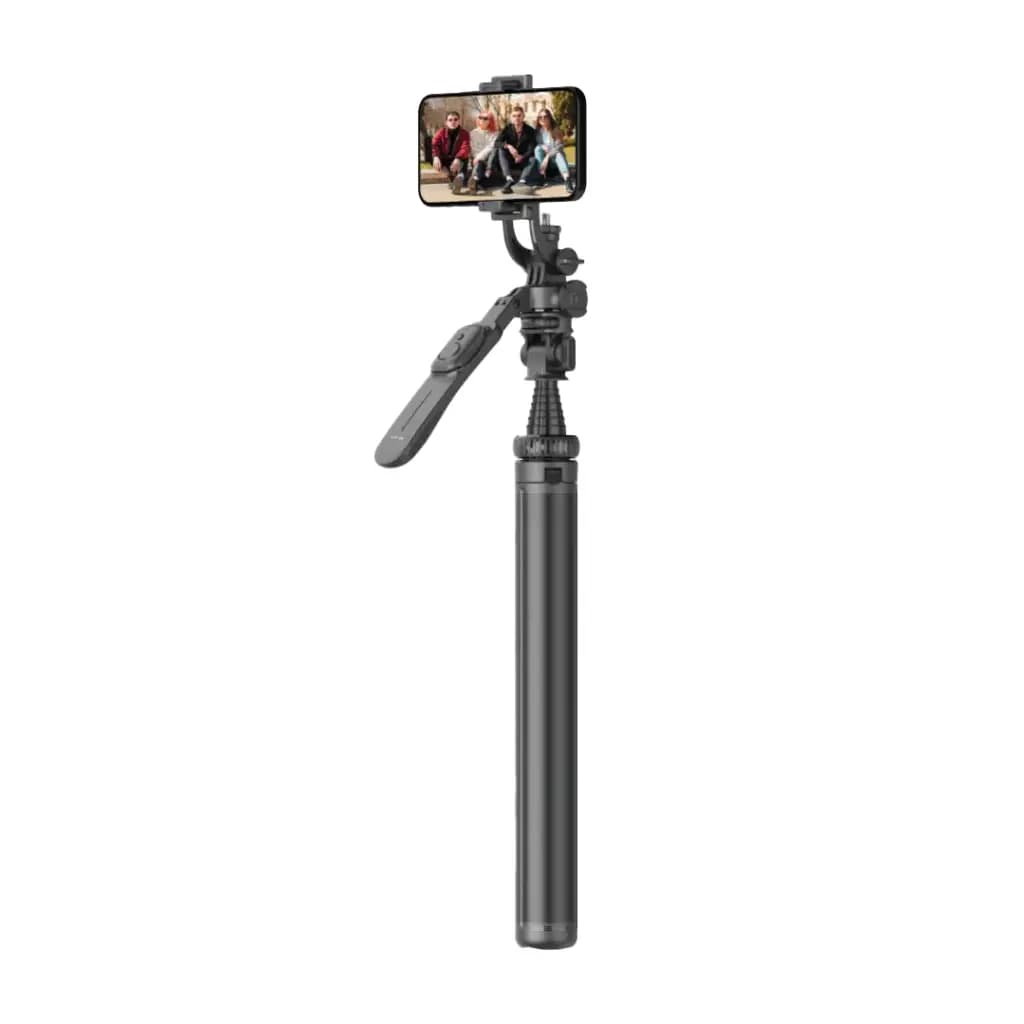 سه پایه موبایل با پایه 2 متری مدل GNEXTNDSTRBK گرین لاین Green Lion Extendable Selfie Stick Tripod