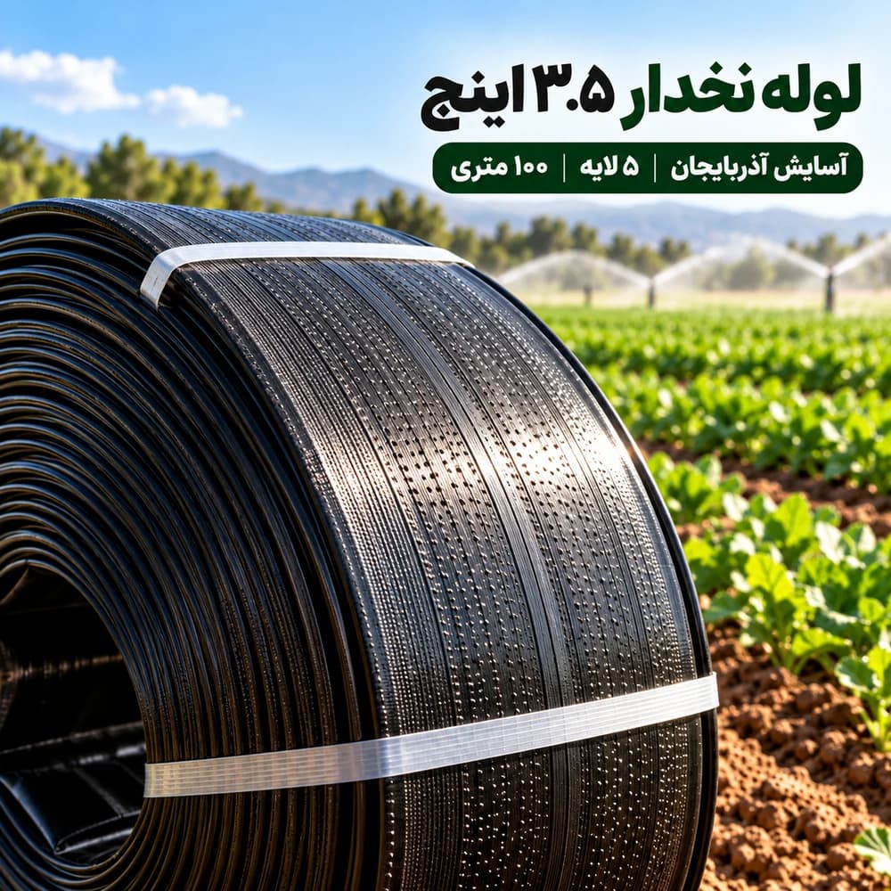 لوله نخدار ۳.۵ اینچ آسایش آذربایجان ۵ لایه ۱۰۰ متری — تصویر ۶